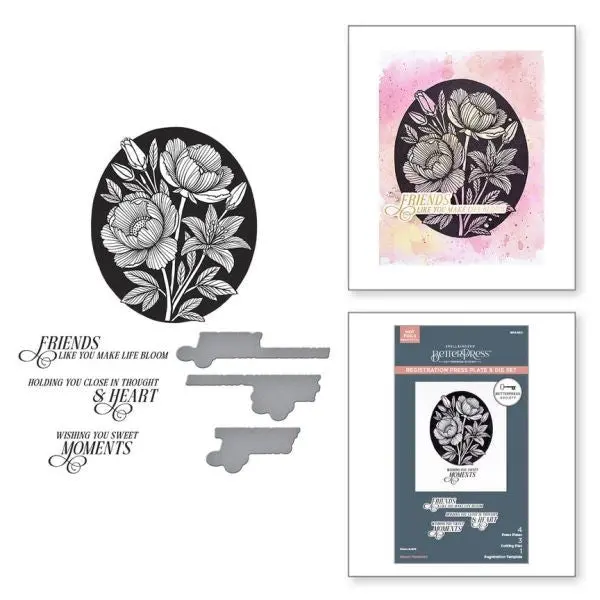 Sweet Moments Press Plate & Dies - Betterpress Society August 2025 1
