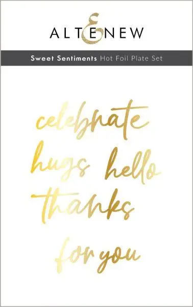 Sweet Sentiment Hot Foil Plate 1
