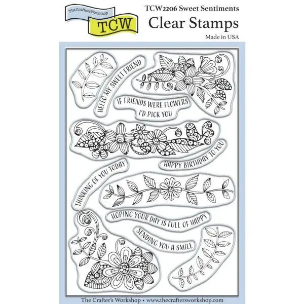 Sweet Sentiments - Clear Stamps 1