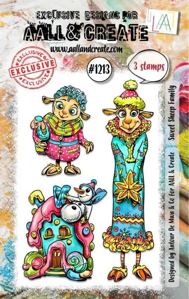 Sweet Sheep Family - Clear Stamps 1