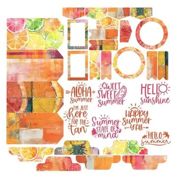 Sweet Summer Florals - Ephemera - Essentials 1