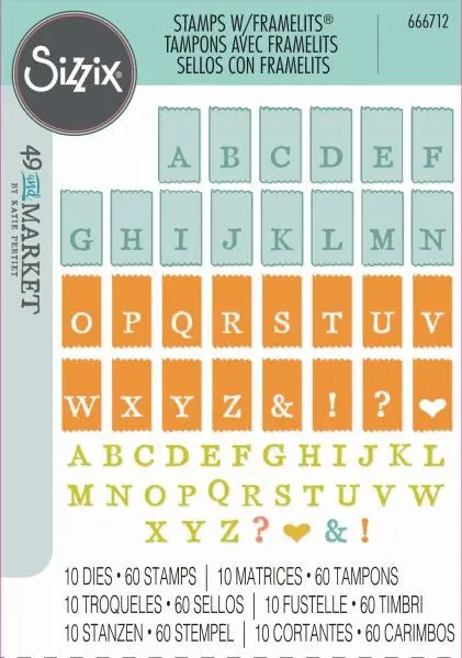 Tab Stamp Alpha - Clear Stamps And Framelits Dies 1