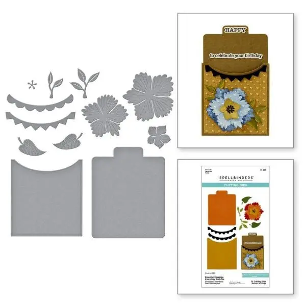 Tabbed Classics Collection - Essential Envelope Every Day Add-Ons - Dies 1
