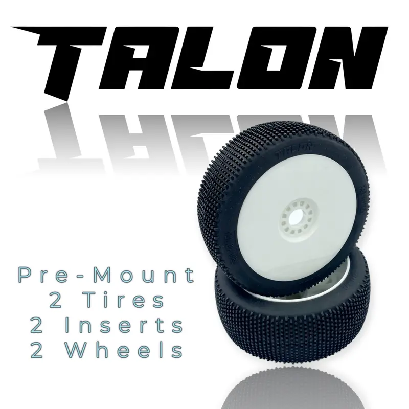 Talon 8Th Scale Buggy Pre-Mount White 1