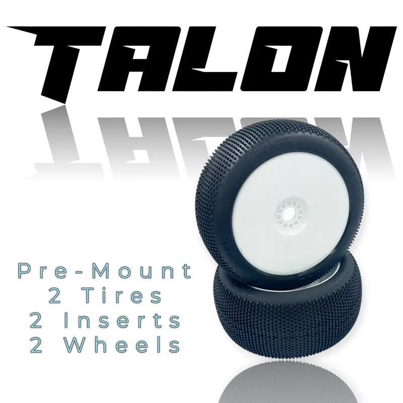 Talon 8Th Scale Truggy Pre-Mount White 1