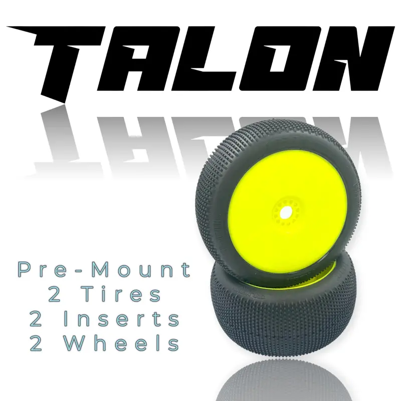 Talon 8Th Scale Truggy Pre-Mount Yellow 1