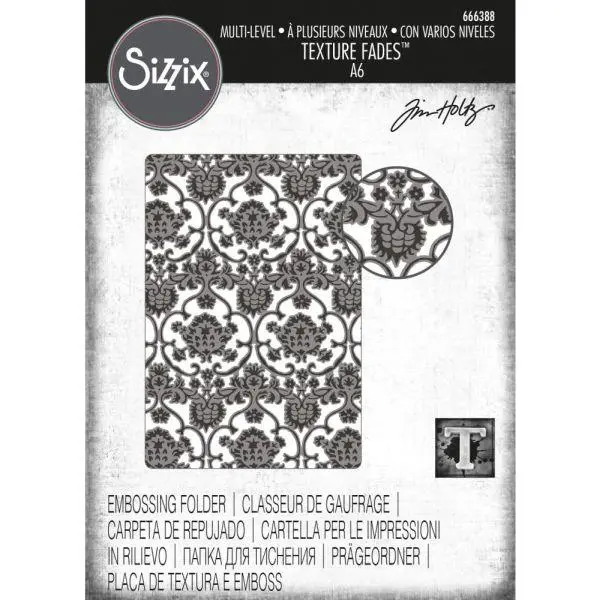 Tapestry - Multilevel Texture Fades Embossing Folder 1