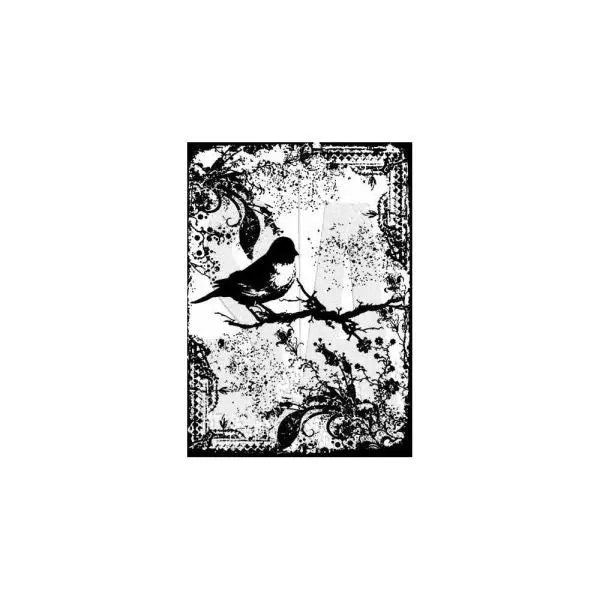 Tattered Sparrow - Cling Stamp 1