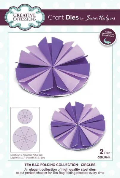Tea Bag Folding Dies - Circles 1