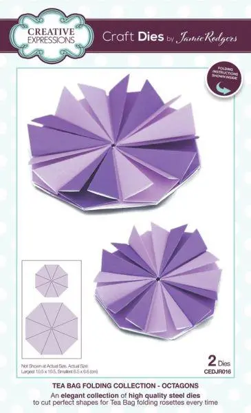 Tea Bag Folding Dies - Octagons 1