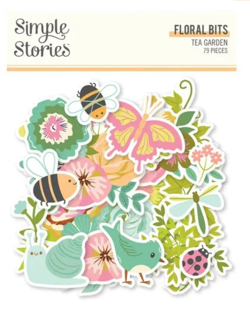 Tea Garden - Bits & Pieces - Floral 1