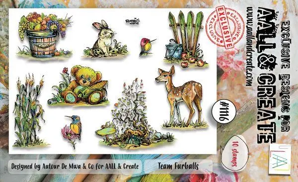Team Furballs - Clear Stamps 1
