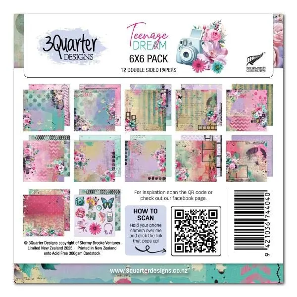 Teenage Dream - 6X6 Collection Pack 1