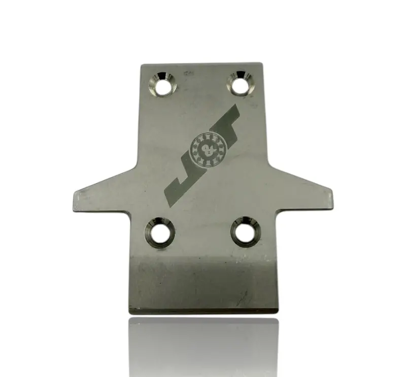 Tekno Et410.2 Stainless Skid Plate Front 1