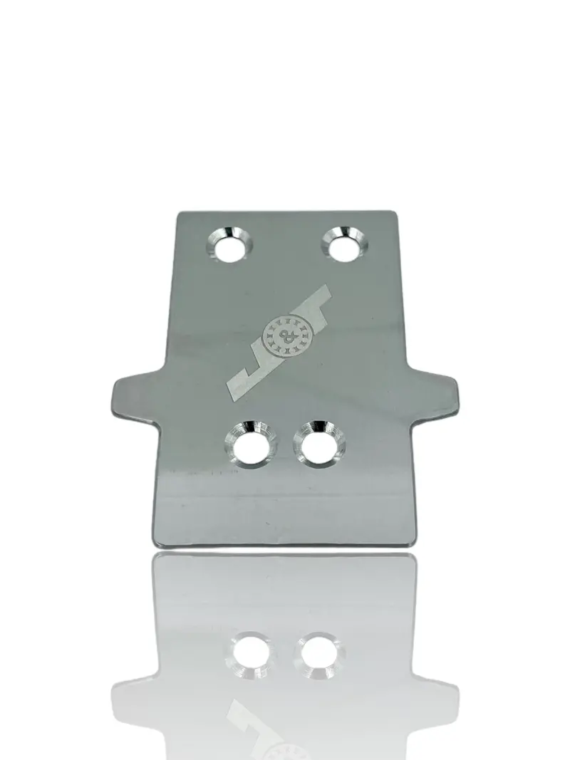 Tekno Nb48/Eb48 2.2, 2.1 Stainless Skid Plate Front 1