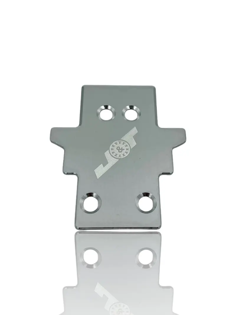 Tekno Nb48/Eb48 2.2, 2.1 Stainless Skid Plate Rear 1