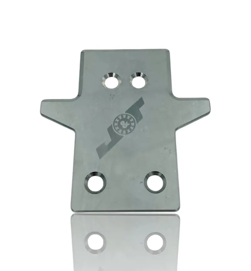 Tekno Nt48 2.2 Stainless Skid Plate Rear 1