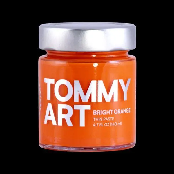 Texture - Bright Orange Thin Paste 1