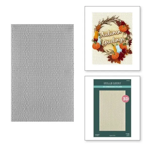Texture & Foliage Collection - Dimpled 3D Embossing Folder 1