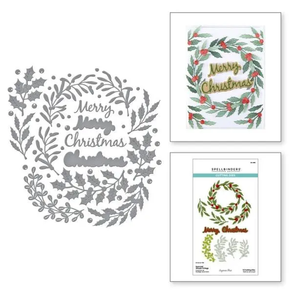 Texture & Foliage Collection - Seasonal Wreath Foliage Dies 1