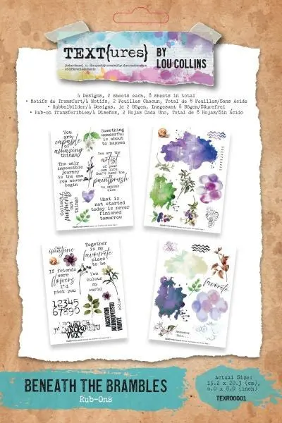 Text{Ures} - Beneath The Brambles - Rub Ons 1