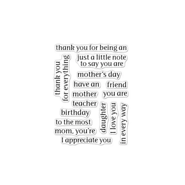 Thank You For Everything - Clear Stamps 1