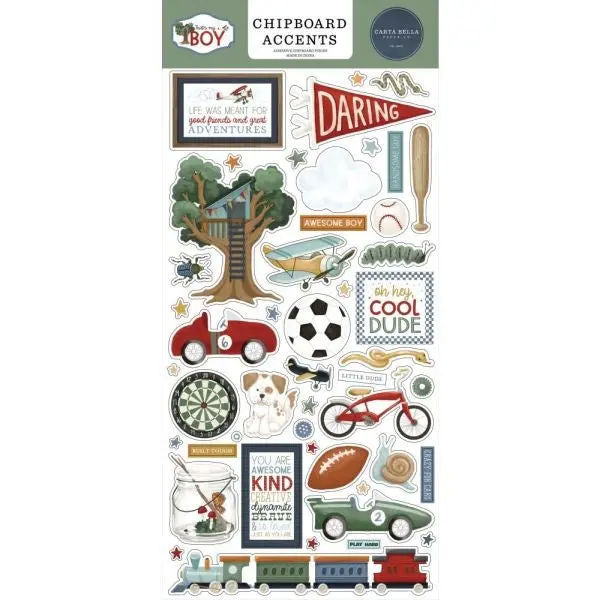 That's My Boy - Chipboard Accents 1