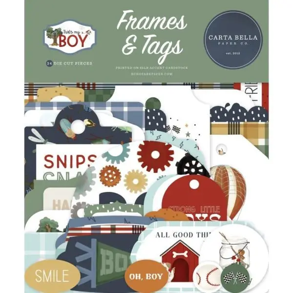 That's My Boy - Ephemera - Frames & Tags 1