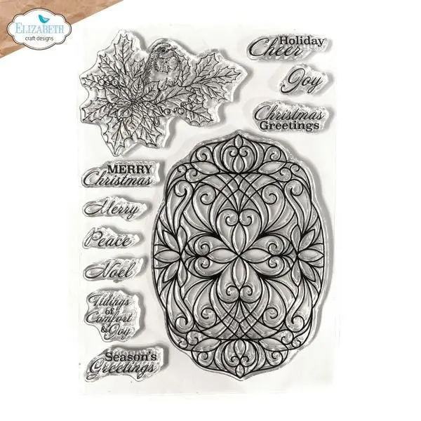 The Festive Holly Collection - Clear Stamps - Festive Holly Sentiments 1
