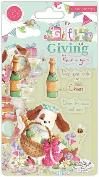 The Gift Of Giving - Clear Stamps - Pop The Cork 1