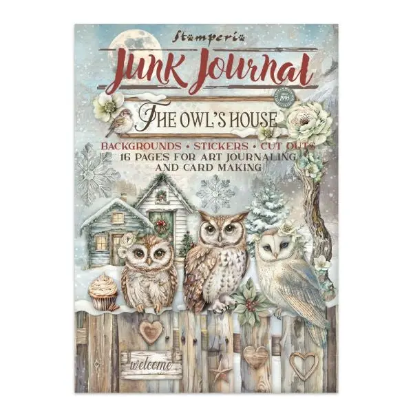 The Owl's House - Junk Journal Backgrounds, Stickers & Cut Outs 1