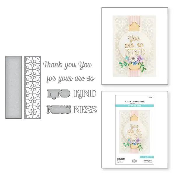 The Right Words Collection - Thank You For Your Kindness Dies 1