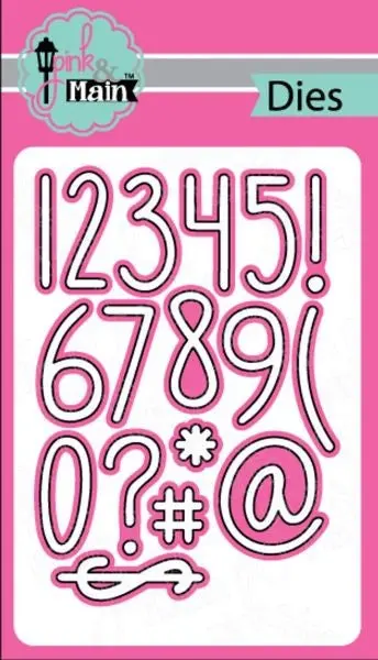 Thin Numbers Dies 1
