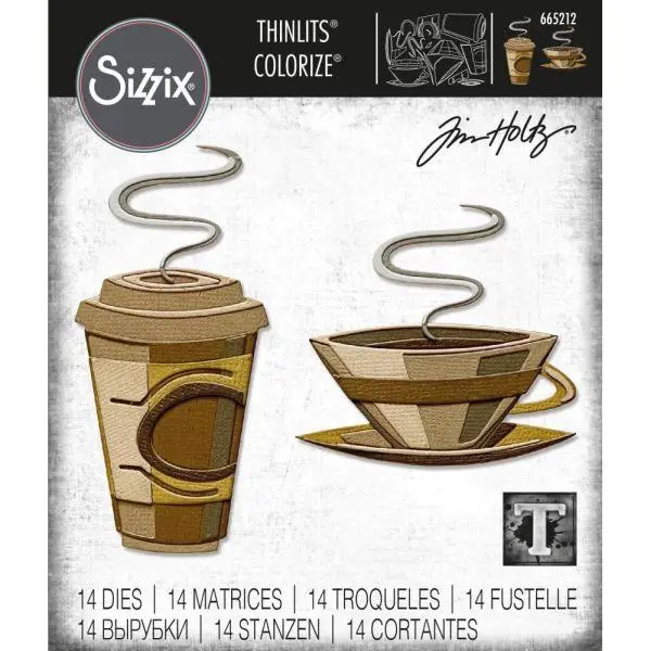 Thinlits Dies - Colorize - Cafe 1