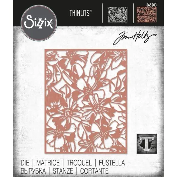 Thinlits Dies - Flowery 1