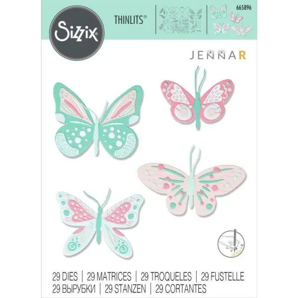 Thinlits Dies - Patterned Butterflies 1