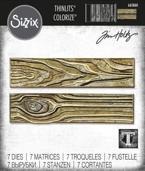 Thinlits Dies - Woodgrain - Colorize 1