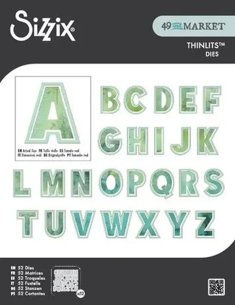 This Or That 2" Alphabet Thinlits Dies 1