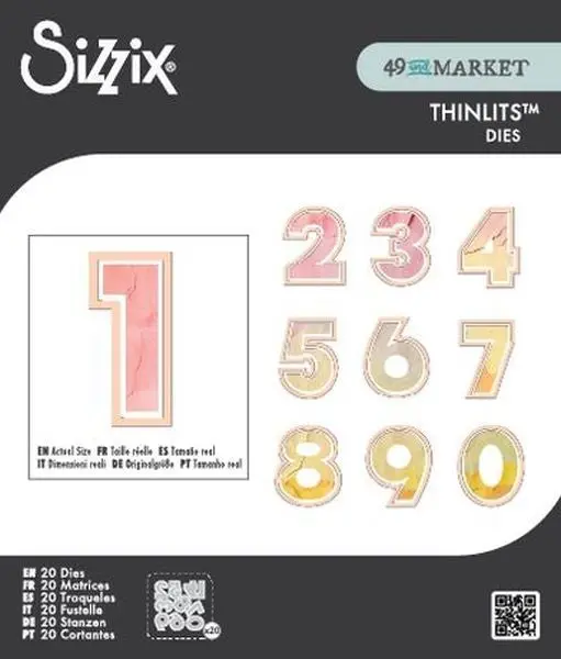 This Or That 2" Numbers Thinlits Dies 1