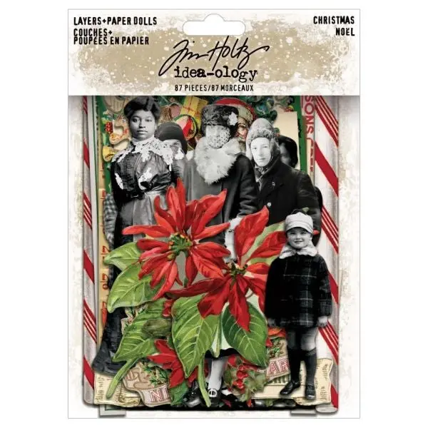 Tim Holtz Ideaology Christmas Layers & Paper Dolls 1
