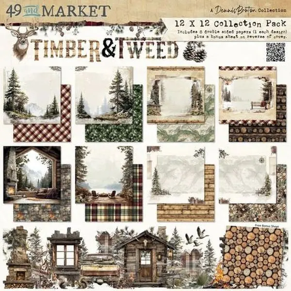 Timber & Tweed - 12X12 Collection Pack 1