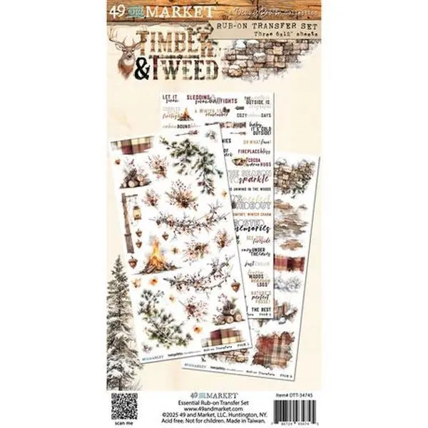 Timber & Tweed - Essential Rub Ons 1