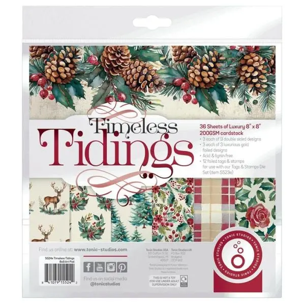 Timeless Tidings - 8X8 Paper Pad 1
