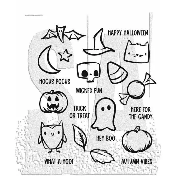 Tiny Frights - Cling Stamps 1