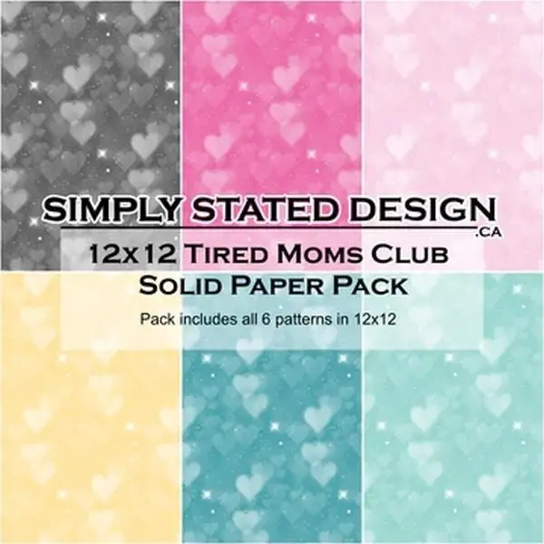 Tired Moms Club - 12X12 Collection Pack - Solids 1