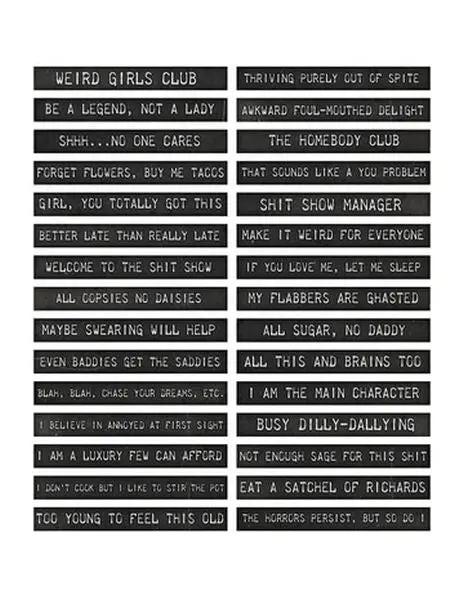 Tired Moms Club - Ephemera - Sentiments 1