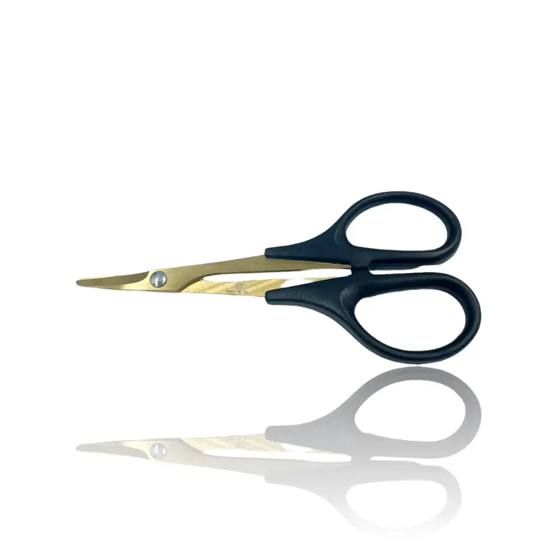 Titanium Nitride Lexan Curved Scissors 1
