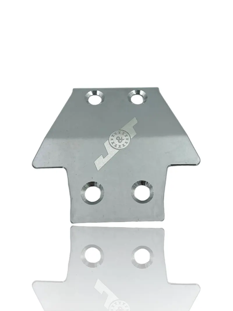 Tlr 8Ight X 2.0 Stainless Skid Plate Front 1