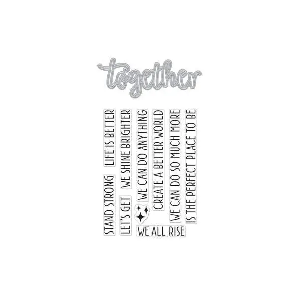 Together - Clear Stamps And Die Set 1