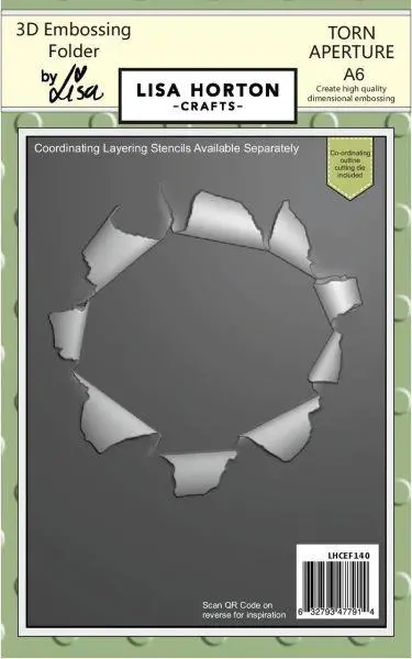 Torn Aperture - 3D Embossing Folder And Die 1